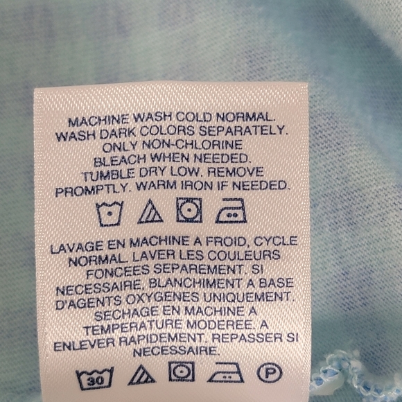 Lands' End Blue And White Gingham Check Sleeveless Jersey Swim Cover Up Dress XL - Picture 14 of 14